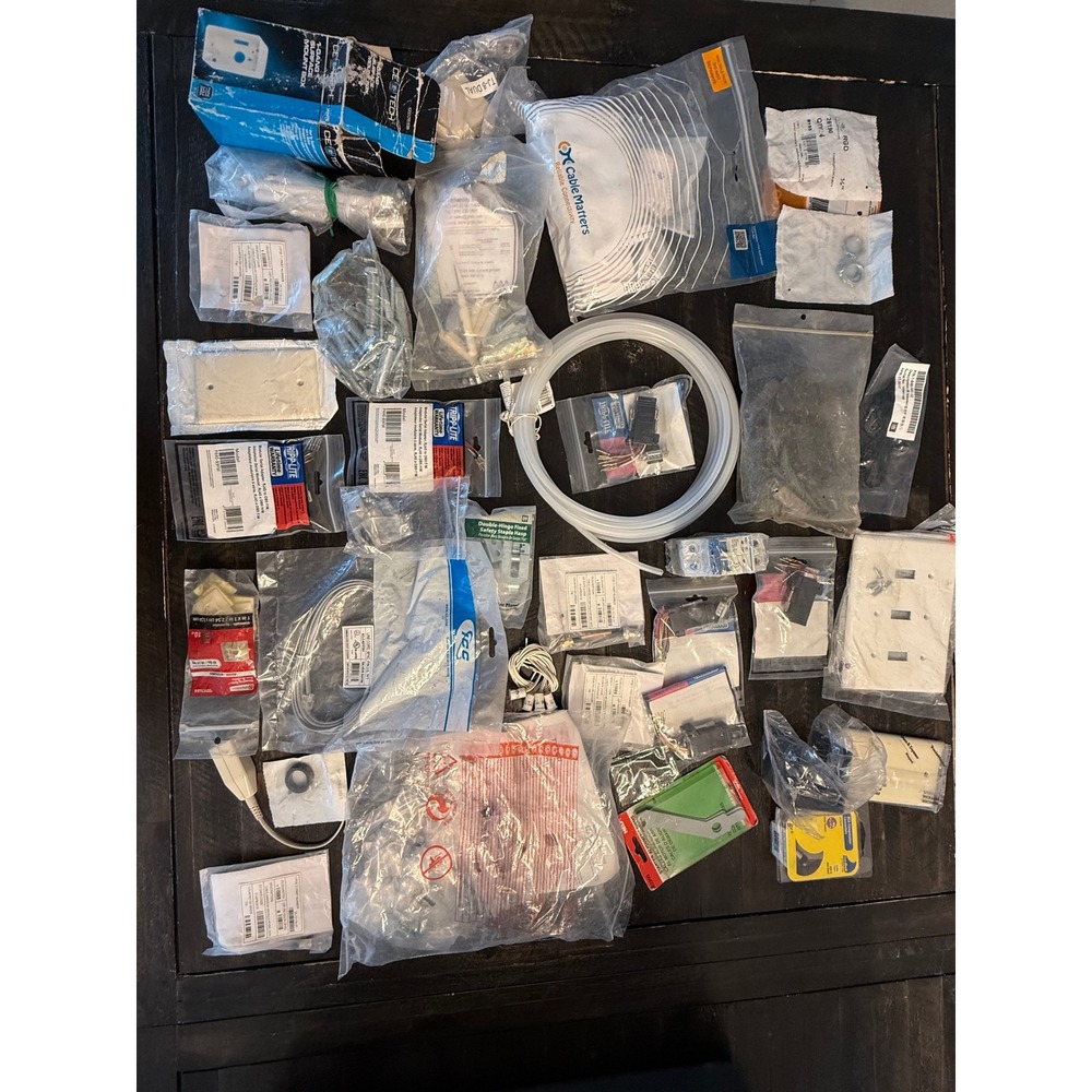 Mixed Electrical Networking Lot Tripp-Lite Cable Matters CE TECH Wall Plates‎